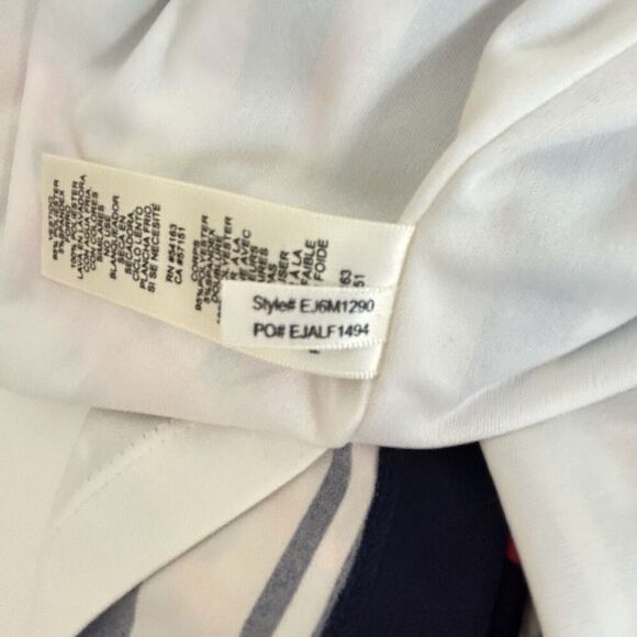 Eliza J Sz 4 Geometric Striped Shift Dress Colorful Stretch Career Spring Event - Picture 7 of 10